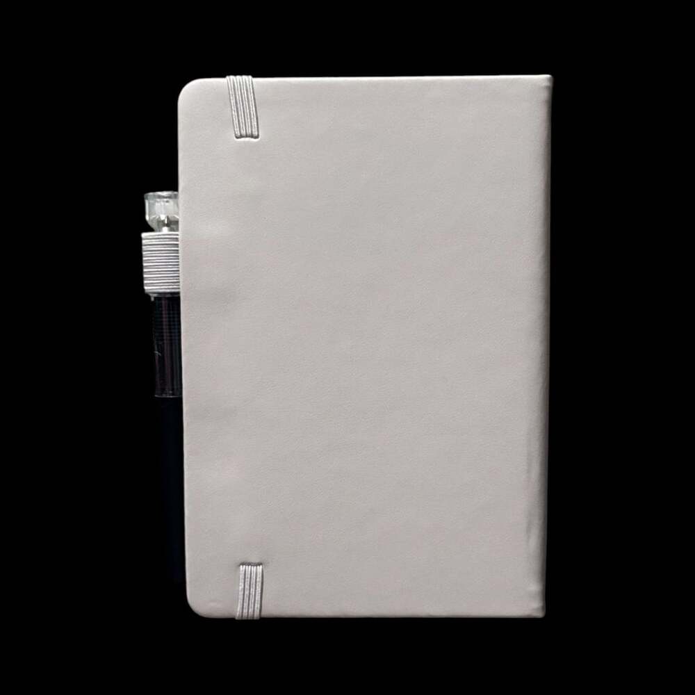 Light Gray Tree of Life Embossed Small Hardcover Lined Journal with Pen - Picture 6 of 6